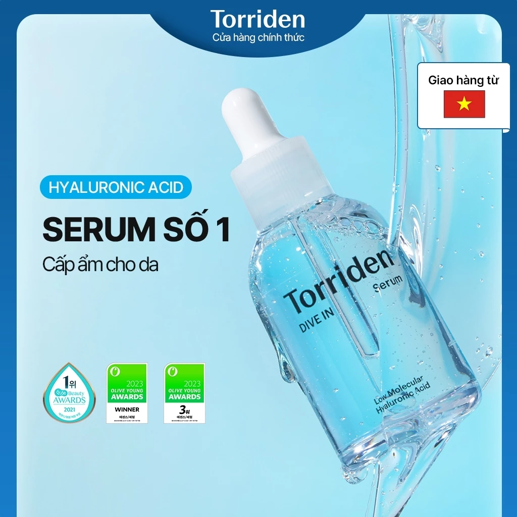 Serum Torriden Dưỡng Ẩm Sâu, Sáng Bóng Da 50ml (Tranli)