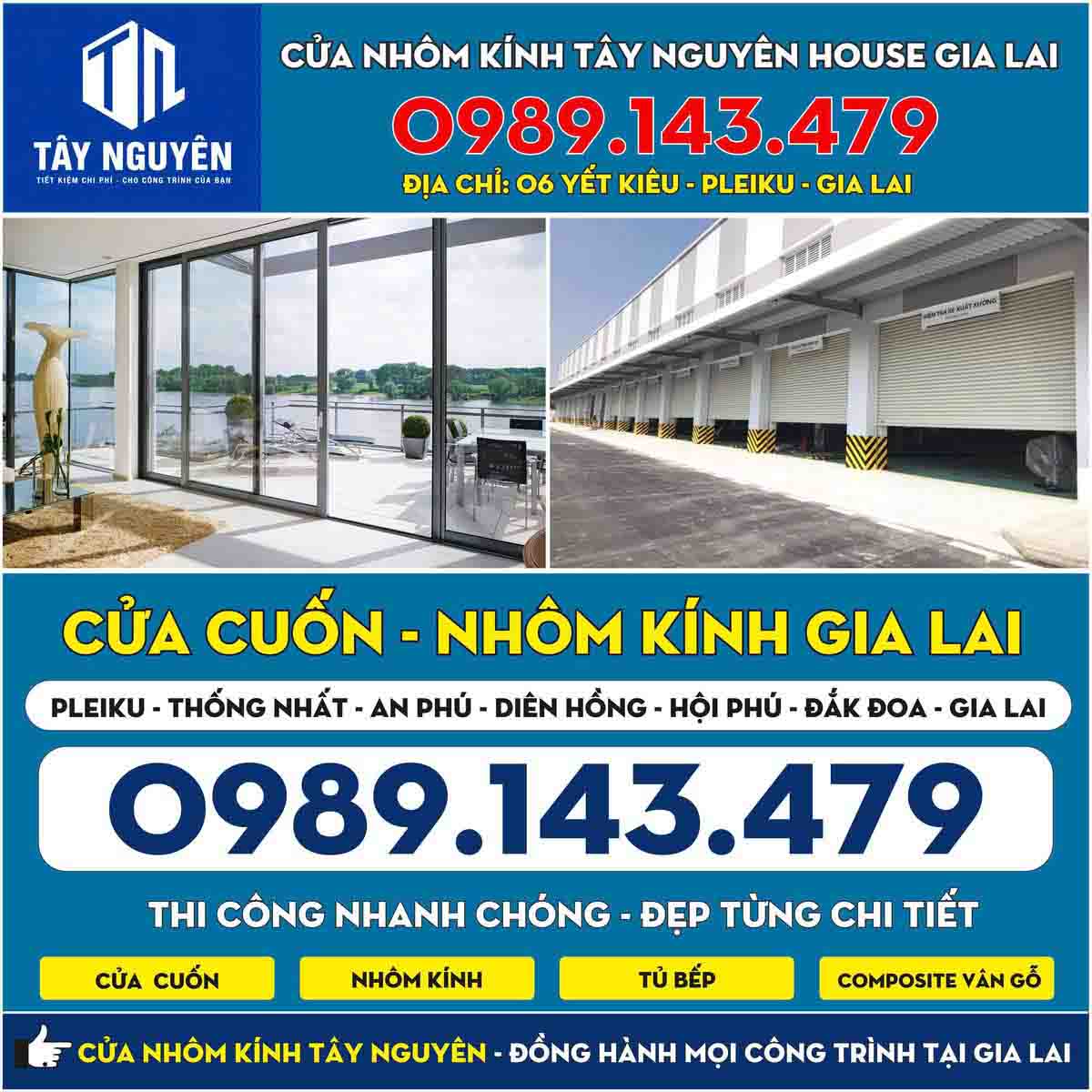 Nhôm Kính Pleiku Gia Lai – Giá Tốt, Liên Hệ Nhanh