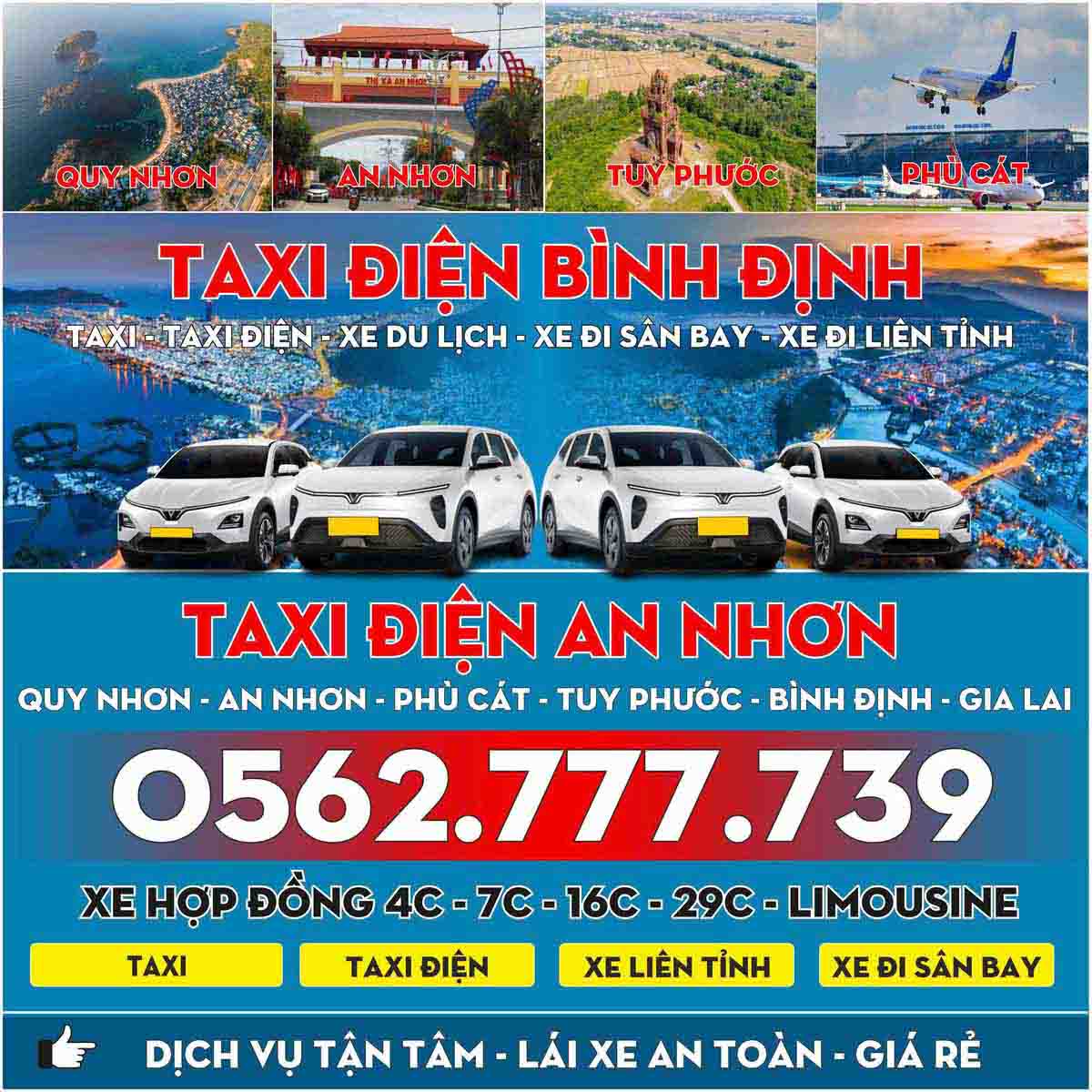 Tổng Đài Taxi An Nhơn Bình Định – Đặt Xe Nhanh, Tài Xế Lịch Sự