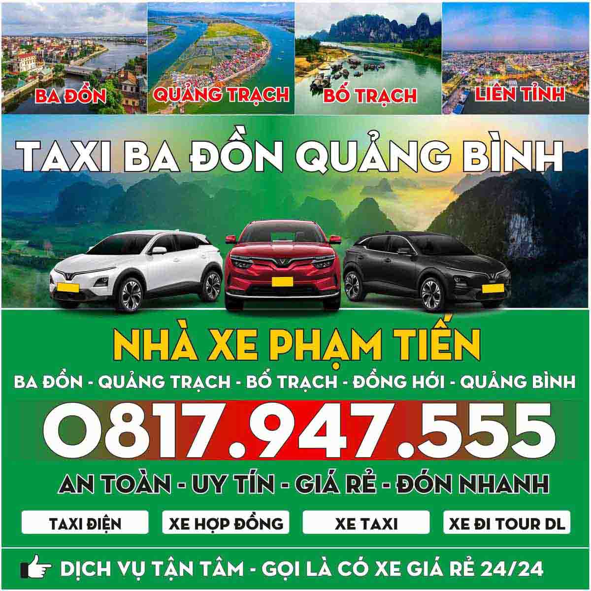 Taxi Ba Đồn Quảng Trị
