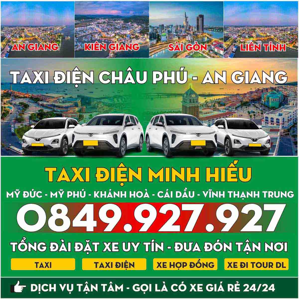 Taxi Vinfast Châu Phú An Giang – Dễ Tìm, Dễ Lựa Chọn