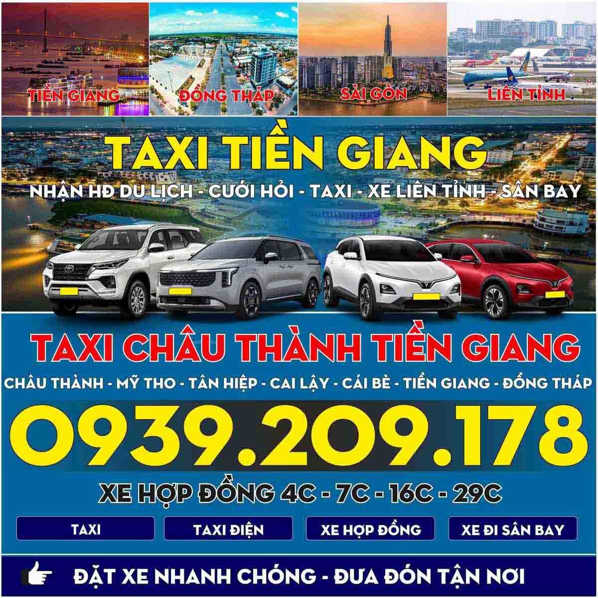 Taxi Vinfast Châu Thành Tiền Giang – Nhiều Lựa Chọn, Hỗ Trợ Tận Tình