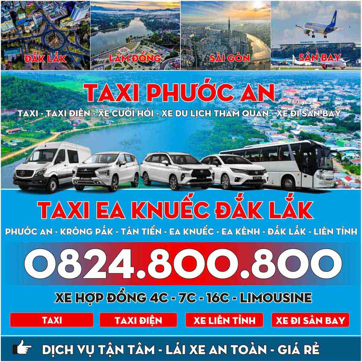 Taxi Ea Knuếc Đắk Lắk – Xe Dịch Vụ Uy Tín, Di Chuyển An Toàn