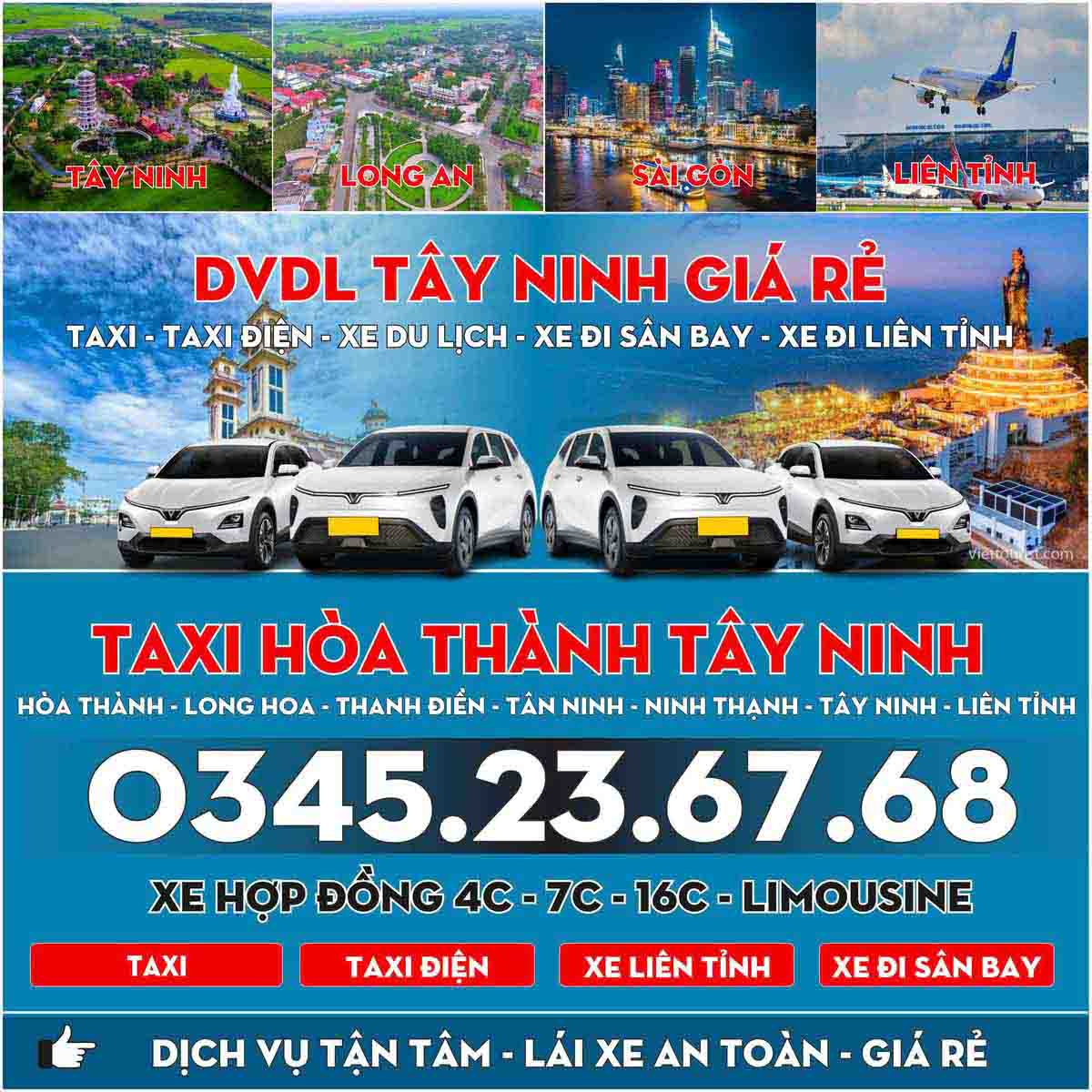 Taxi Hòa Thành Tây Ninh – Gọi Xe Dễ Dàng, Giá Rõ Ràng