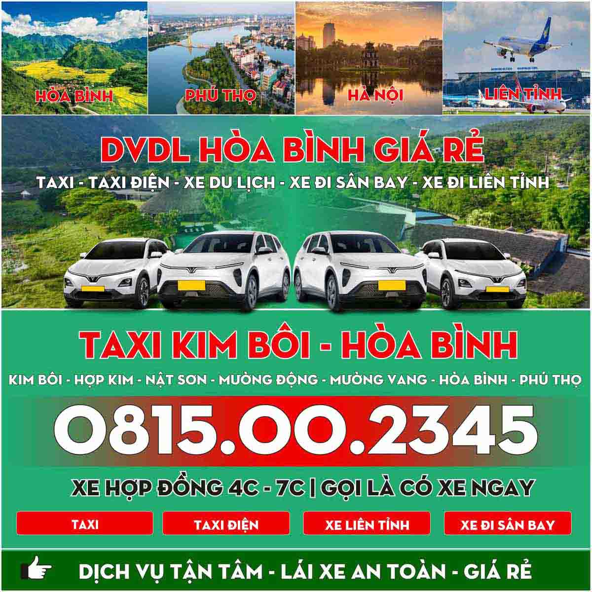 Ảnh bìa Shop Taxi Kim Bôi Phú Thọ