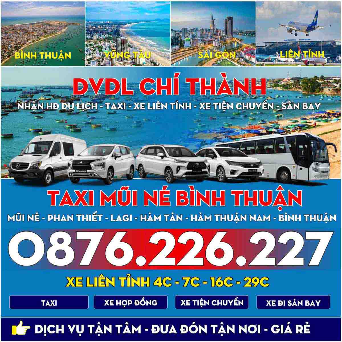 Taxi Mũi Né Lâm Đồng – Báo Giá Rõ Ràng, Đặt Dịch Vụ Nhanh