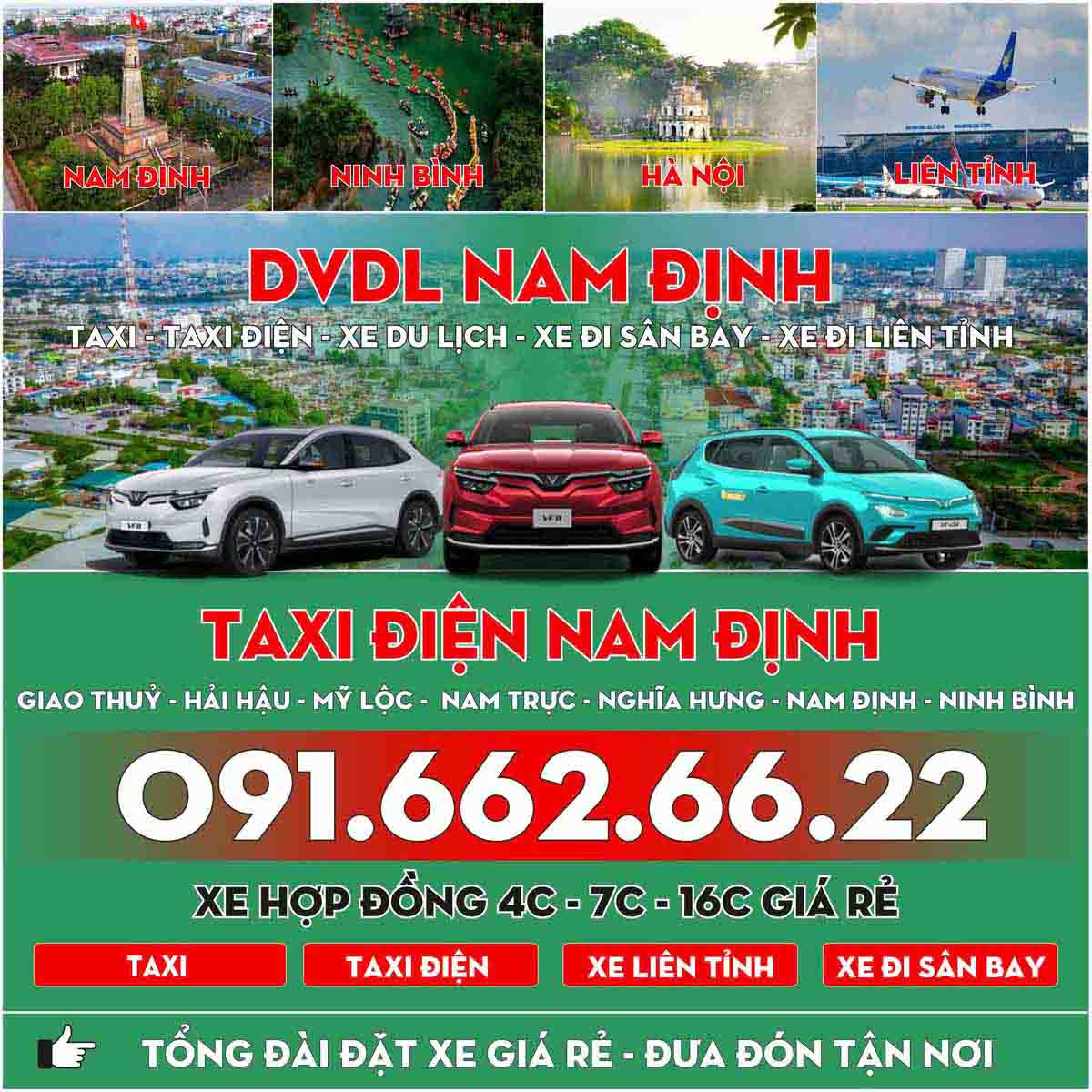Taxi Nam Định – Tổng Đài Hỗ Trợ, Xe Sạch Đẹp
