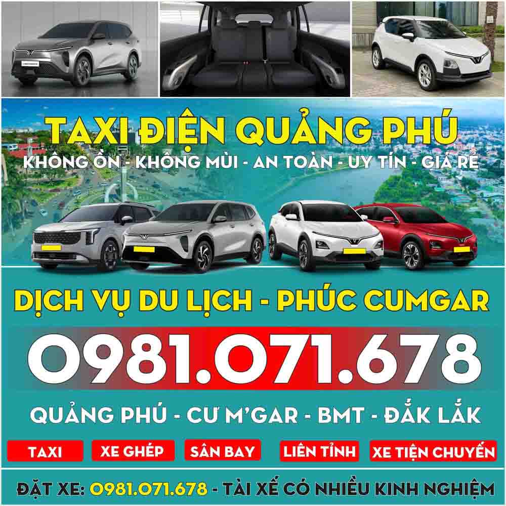 Taxi Quảng Phú Đắk Lắk – Đặt Lịch Linh Hoạt, Báo Giá Minh Bạch