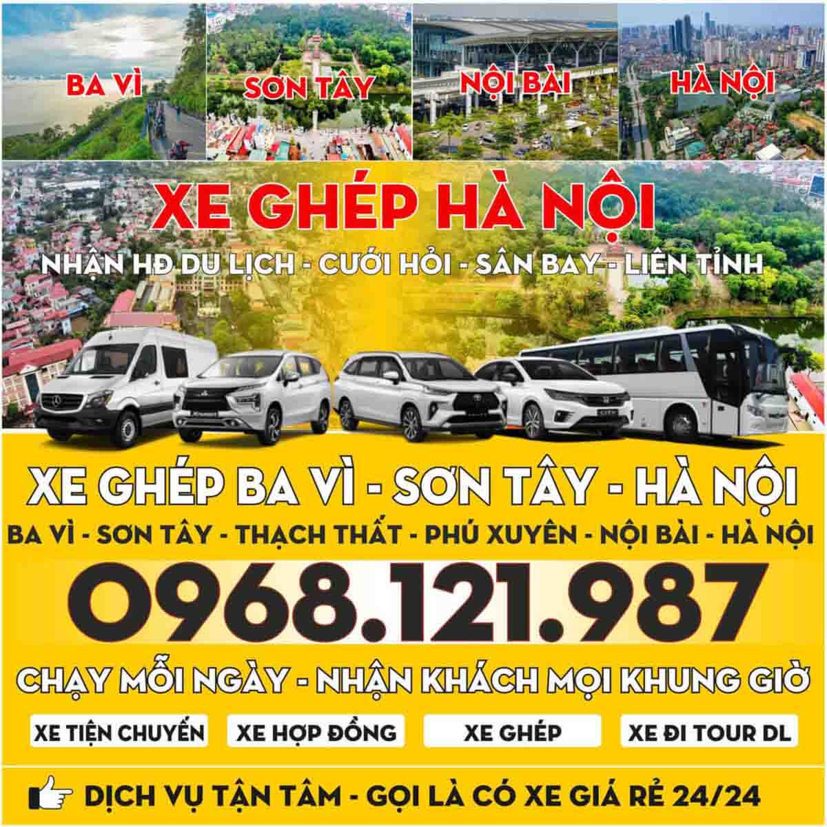 Taxi Điện Sơn Tây Hà Nội – Xe Riêng Tiện Lợi, Tài Xế Lịch Sự