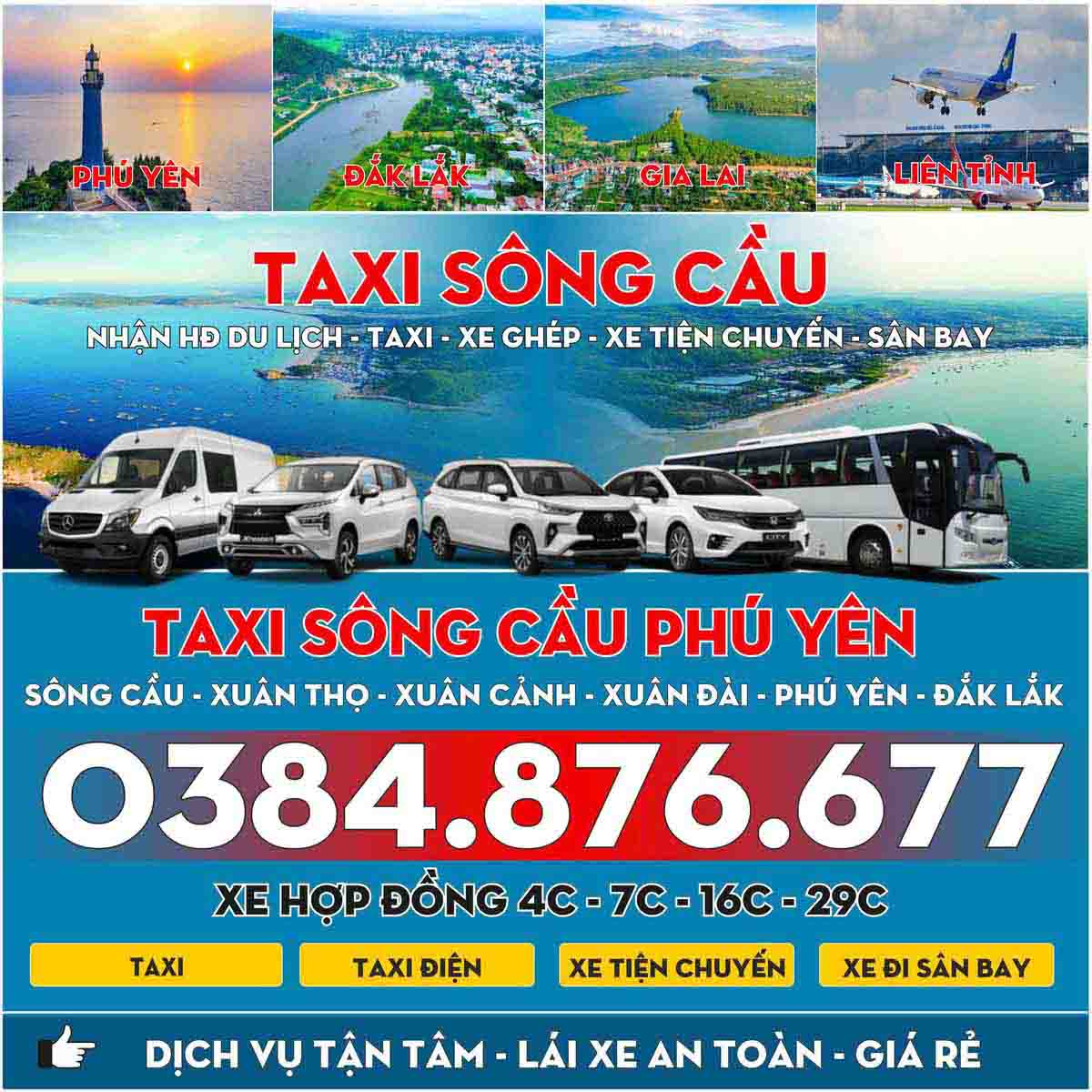 Taxi Sông Cầu Phú Yên – Đặt Xe Nhanh, Hỗ Trợ Mỗi Ngày