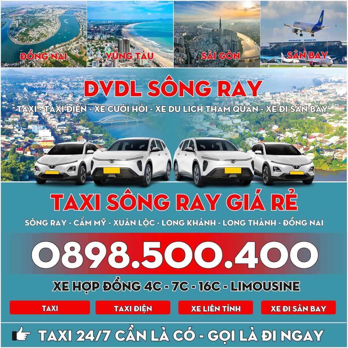 Taxi Sông Ray Đồng Nai