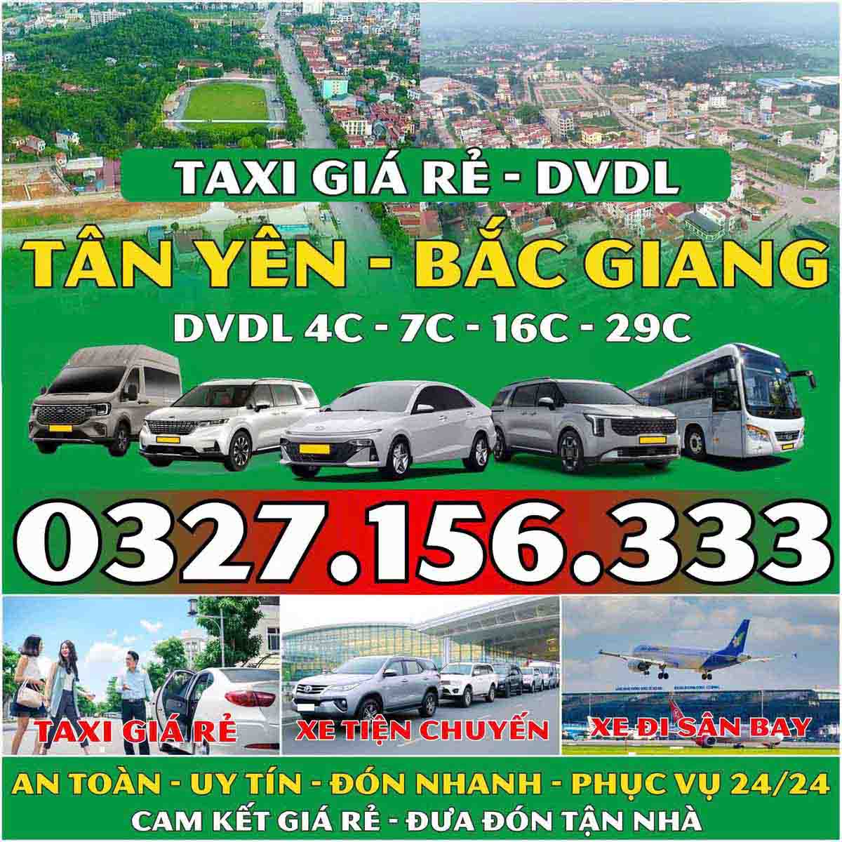 Taxi Tân Yên Bắc Ninh – Đặt Lịch Linh Hoạt, Giá Rõ Ràng