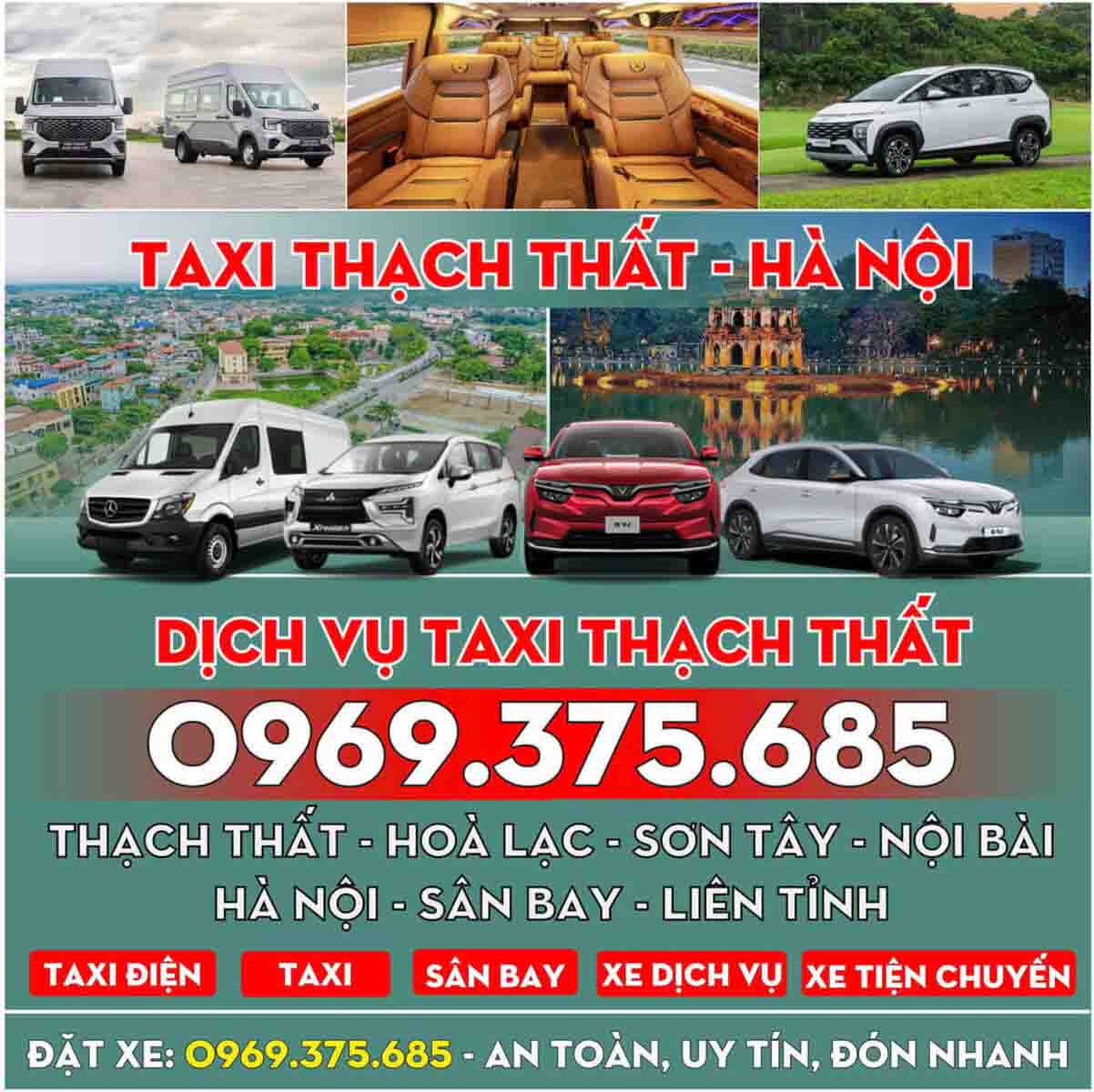 Taxi Thạch Thất Hà Nội