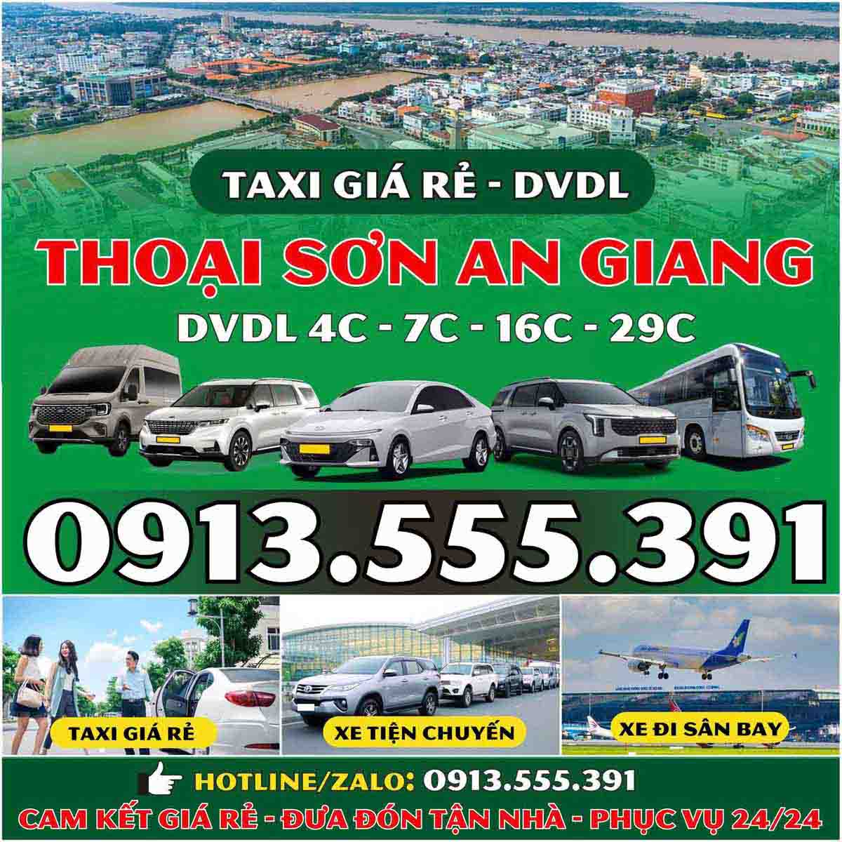 Taxi Núi Sập Thoại Sơn An Giang – Đưa Đón Linh Hoạt, Tài Xế Thân Thiện