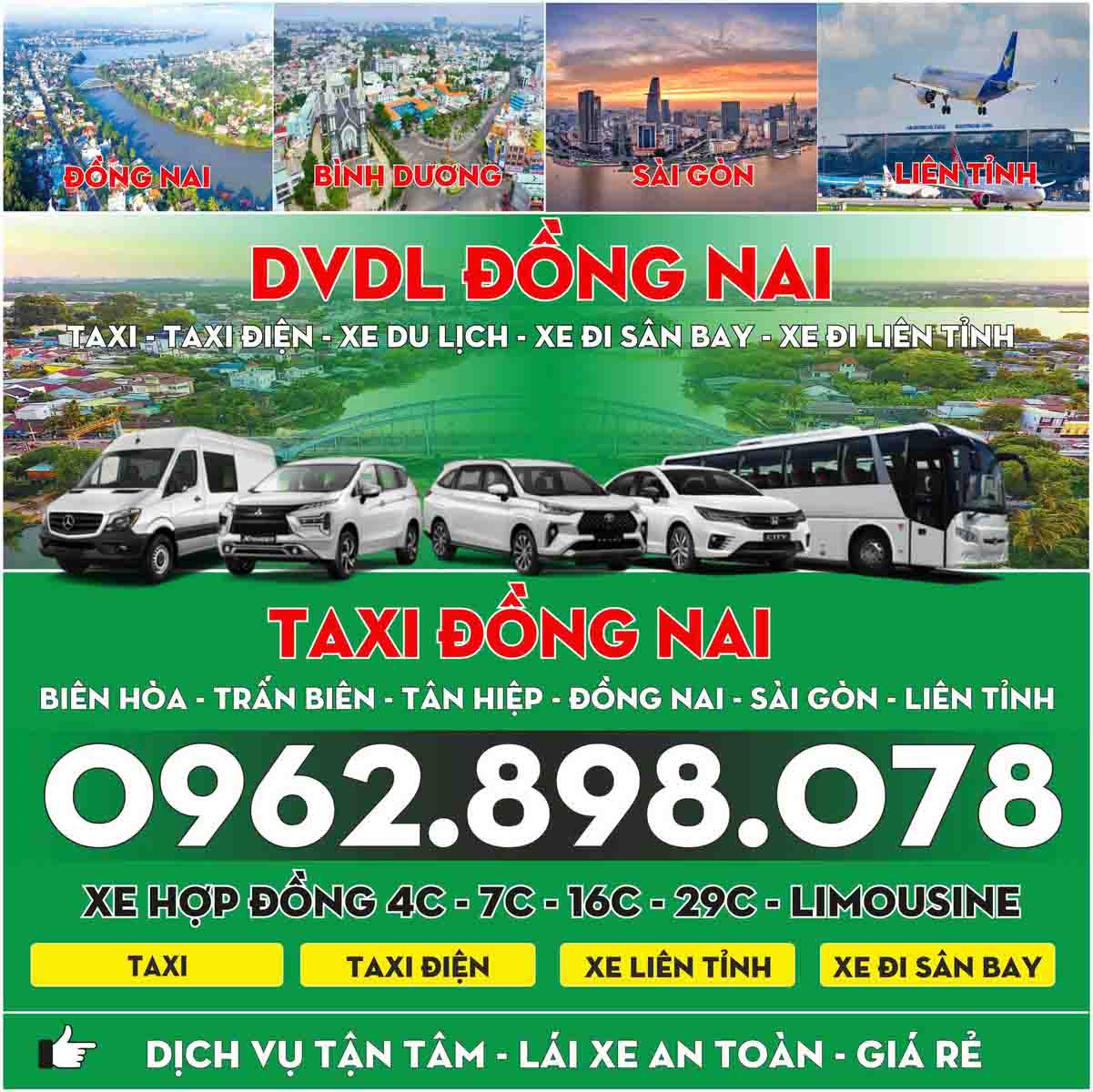 Taxi Trấn Biên Đồng Nai – Báo Giá Rõ, Phục Vụ Tận Nơi