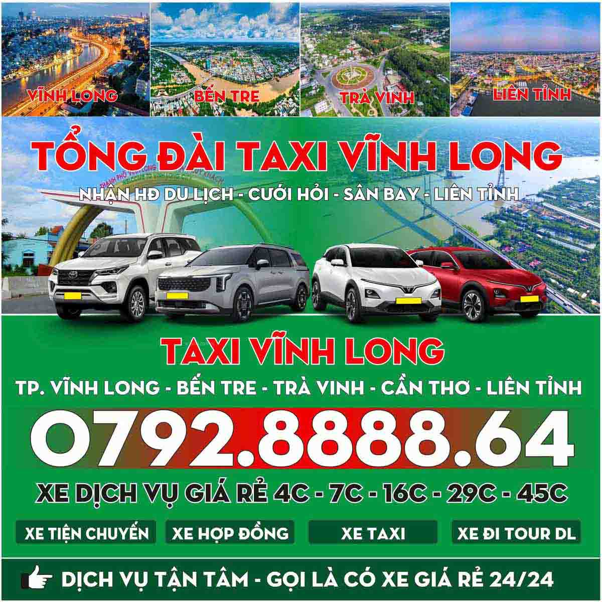 Taxi Vĩnh Long – Gọi Xe Dễ Dàng, Hỗ Trợ Mỗi Ngày