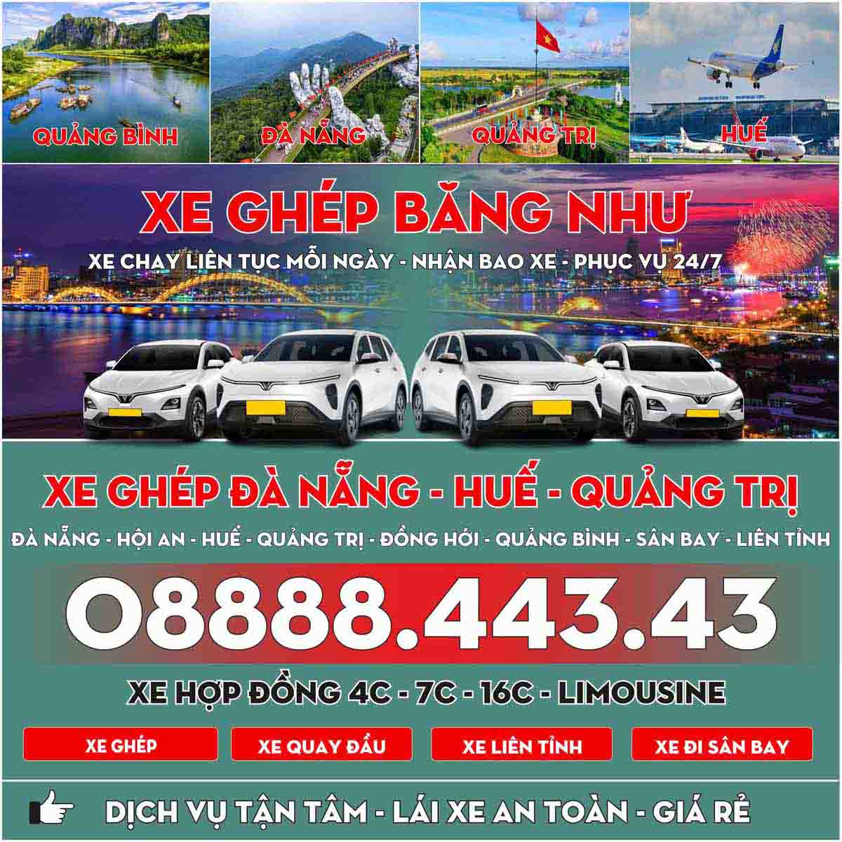 Xe Ghép Huế Quảng Trị